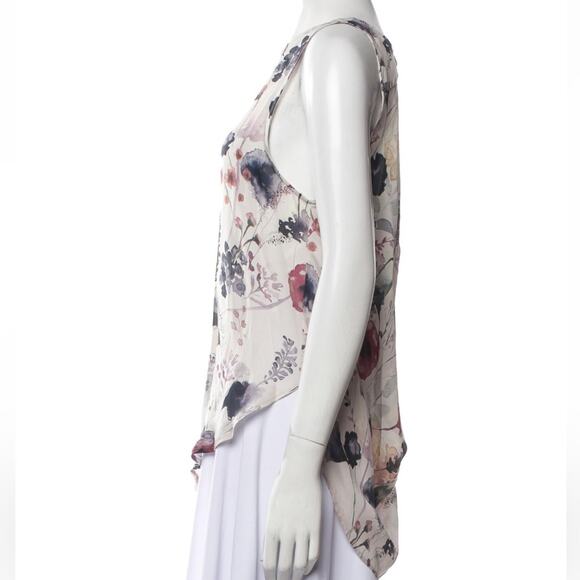 Haute Hippie 100% Silk Blouse, Open Back,  Small - Picture 3 of 12